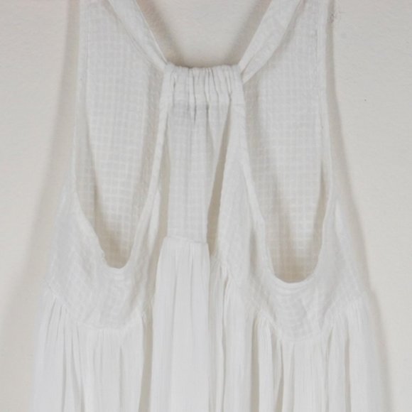 O'NEILL White Flowy Racerback Tank Dress size XL - Picture 4 of 6